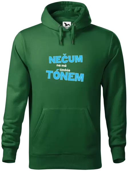 Pánská mikina Nečum na mě tímhle tónem