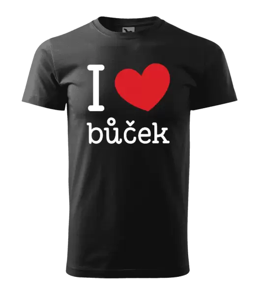 Pánské tričko I love bůček