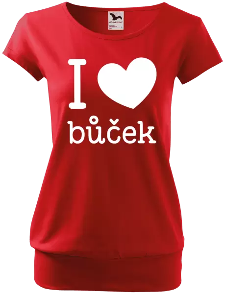 Dámské tričko I love bůček