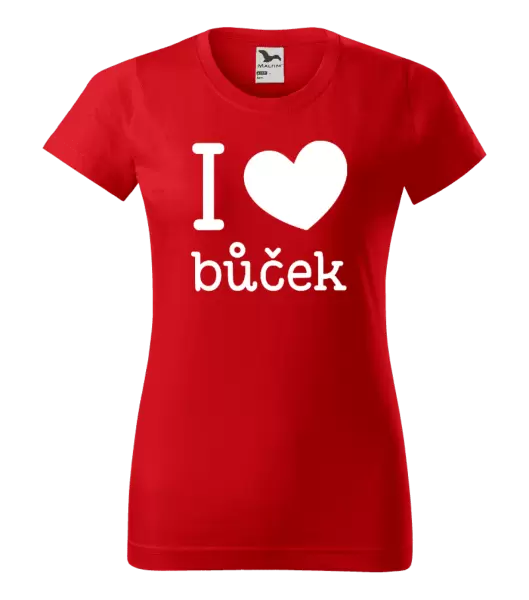 Dámské tričko I love bůček