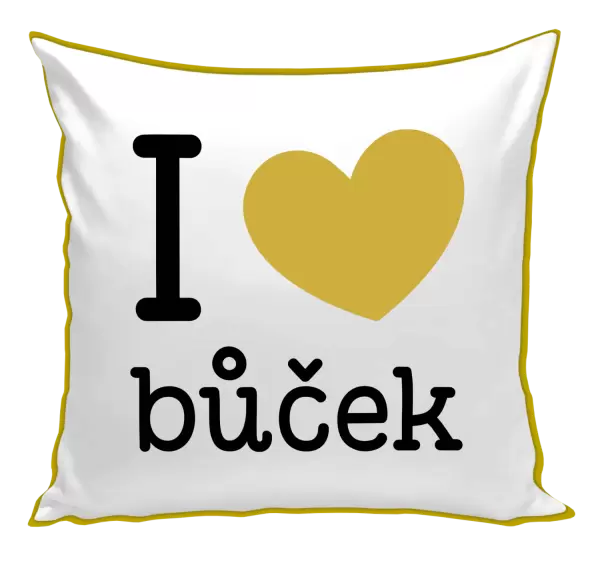 Polštář I love bůček