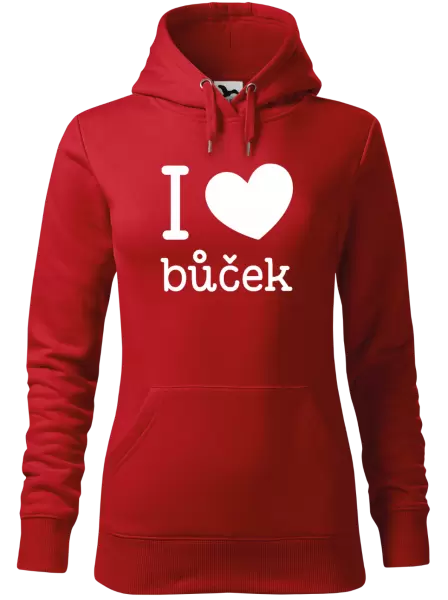 Dámská mikina I love bůček