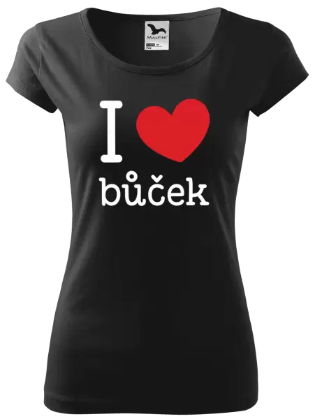 Dámské tričko I love bůček