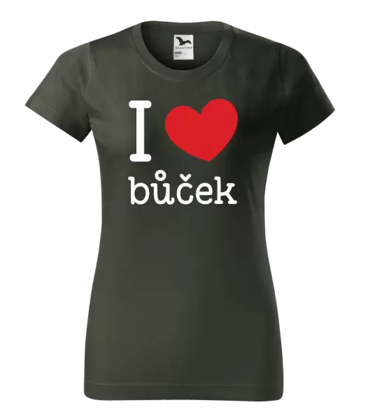 Dámské tričko I love bůček