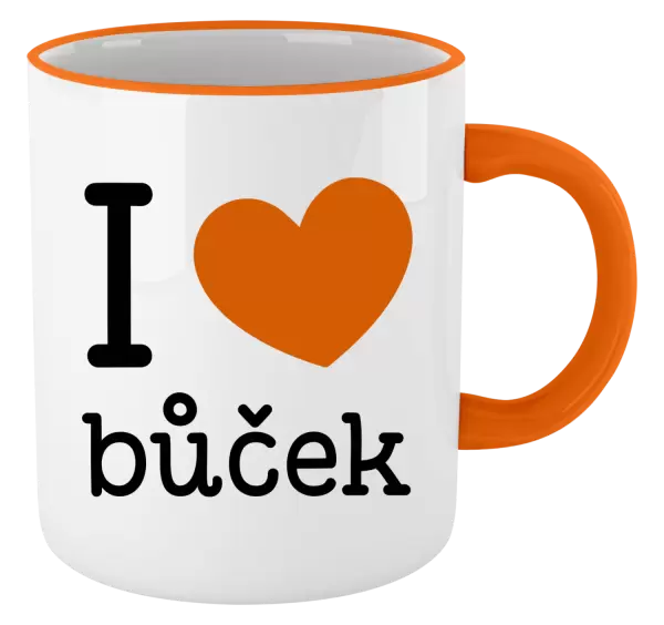 Hrnek I love bůček