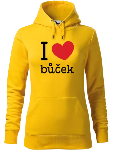 Dámská mikina I love bůček