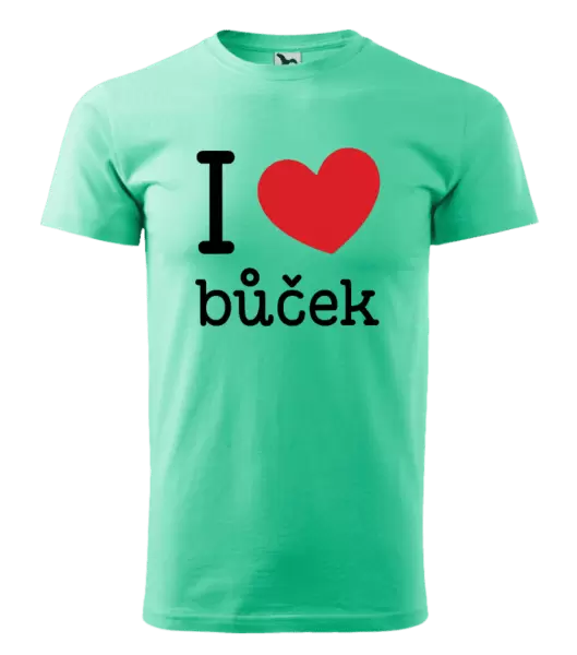 Pánské tričko I love bůček