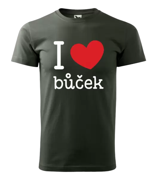 Pánské tričko I love bůček