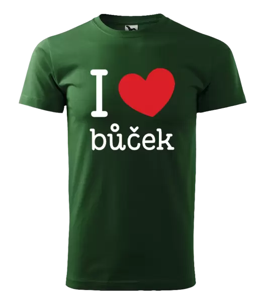 Pánské tričko I love bůček