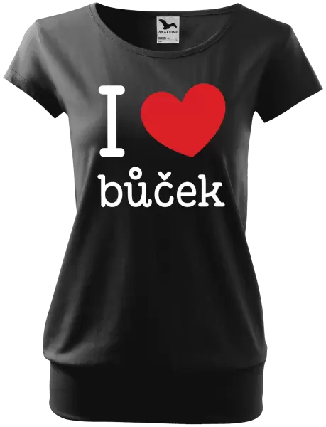 Dámské tričko I love bůček