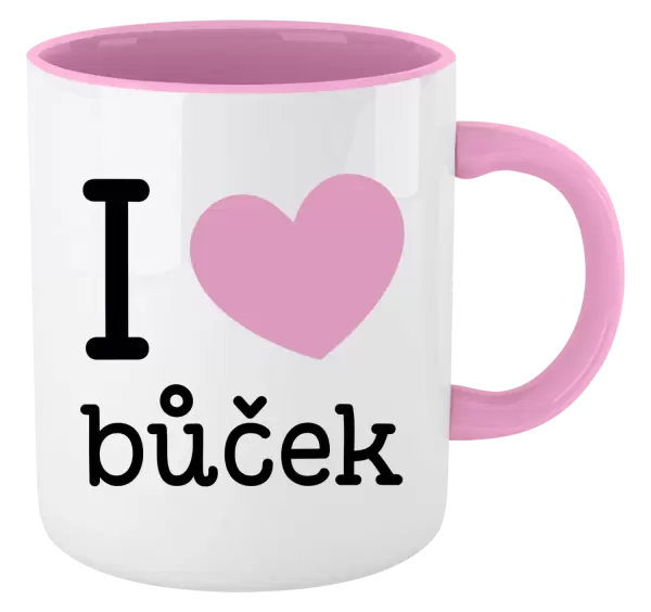 Hrnek I love bůček