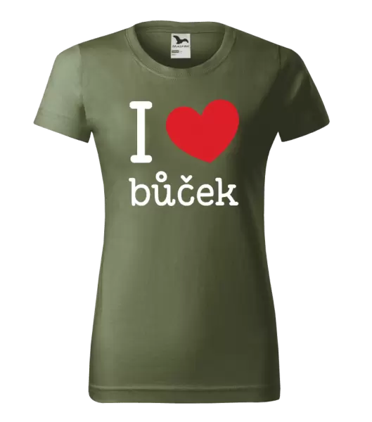 Dámské tričko I love bůček