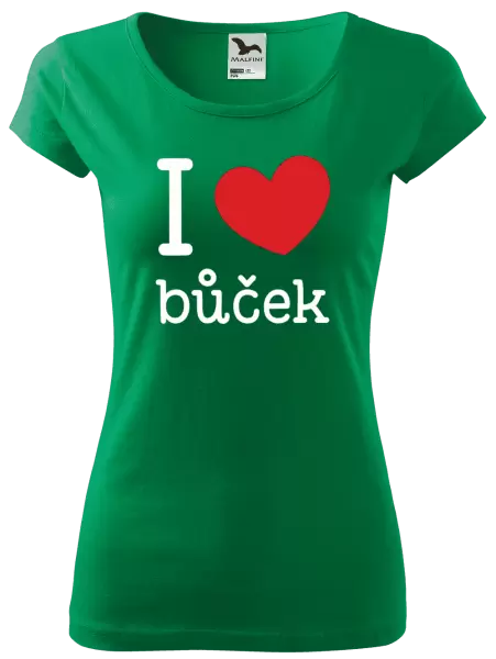 Dámské tričko I love bůček