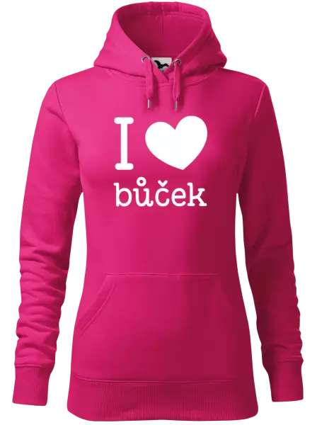 Dámská mikina I love bůček