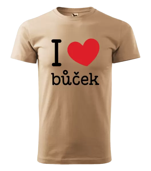 Pánské tričko I love bůček