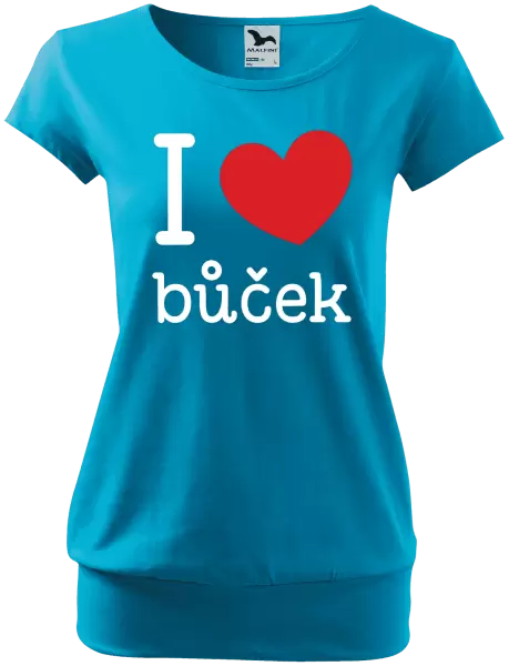 Dámské tričko I love bůček