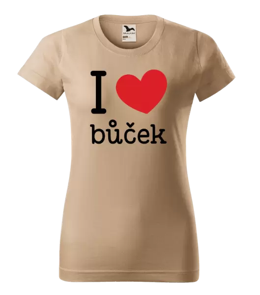 Dámské tričko I love bůček