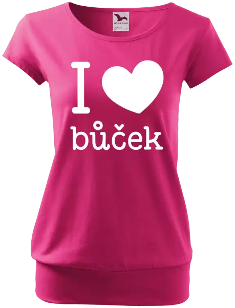 Dámské tričko I love bůček