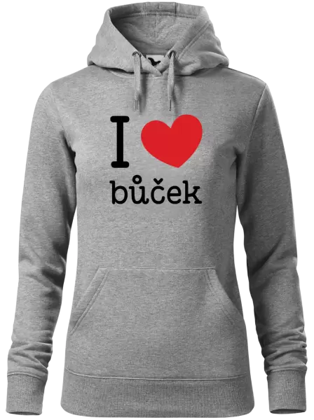 Dámská mikina I love bůček