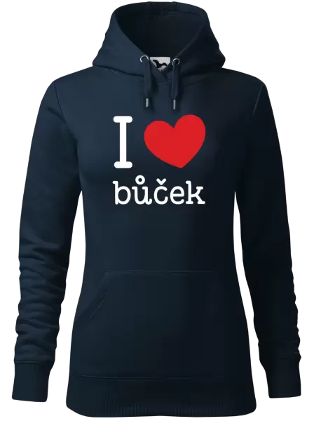 Dámská mikina I love bůček