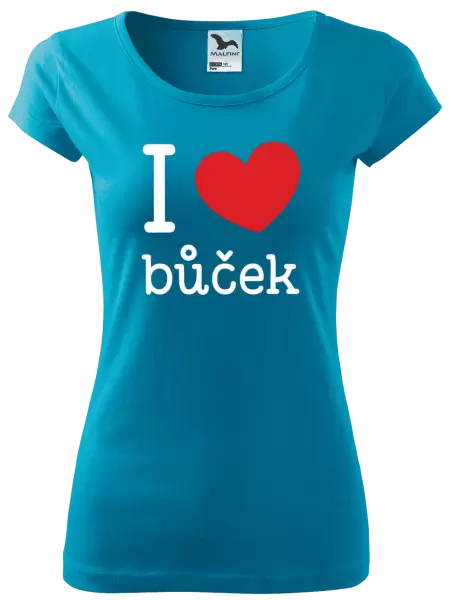Dámské tričko I love bůček