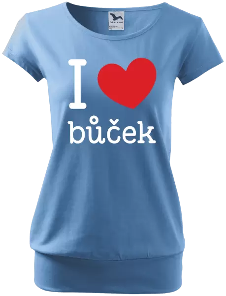 Dámské tričko I love bůček