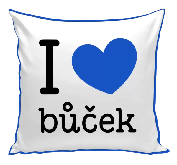 Polštář I love bůček