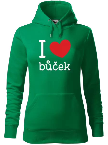 Dámská mikina I love bůček