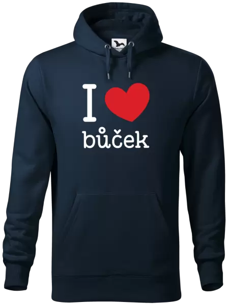 Pánská mikina I love bůček