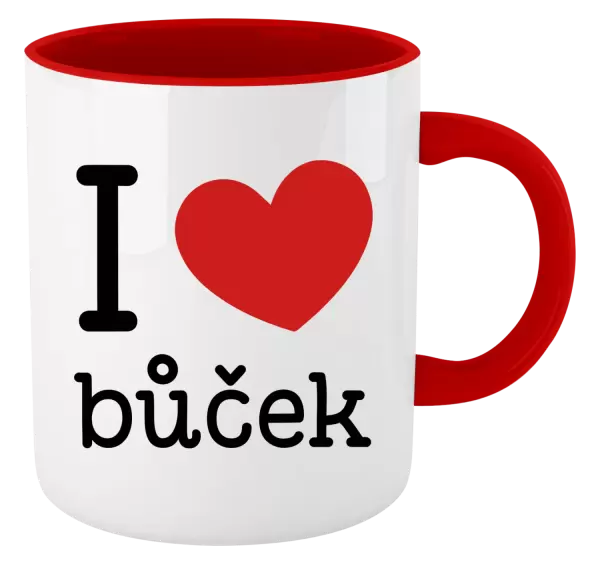 Hrnek I love bůček