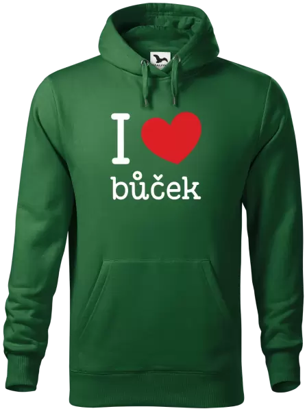 Pánská mikina I love bůček