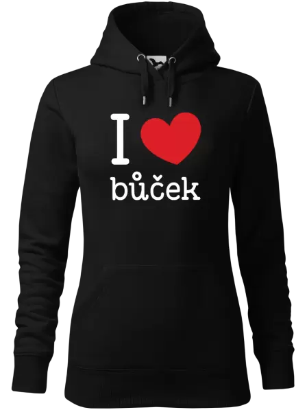 Dámská mikina I love bůček