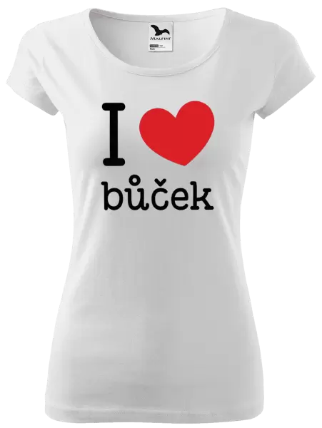 Dámské tričko I love bůček