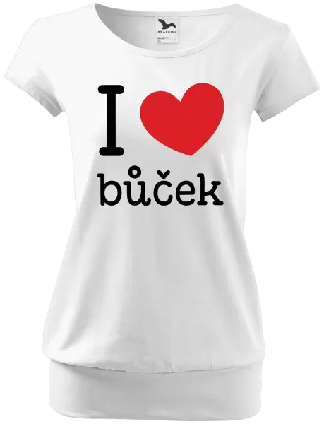 Dámské tričko I love bůček