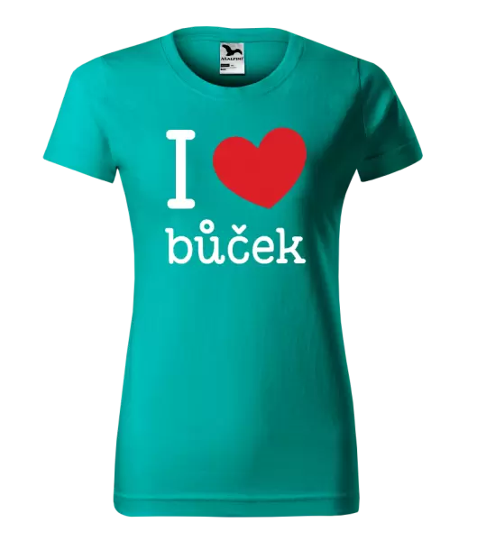 Dámské tričko I love bůček