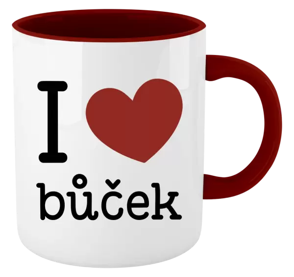 Hrnek I love bůček
