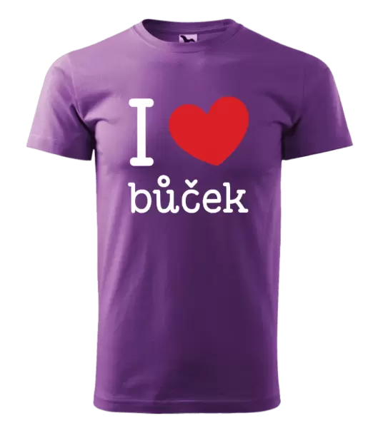 Pánské tričko I love bůček