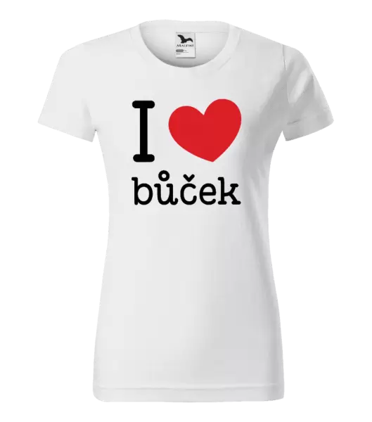 Dámské tričko I love bůček