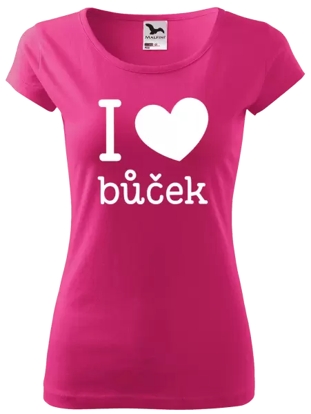 Dámské tričko I love bůček