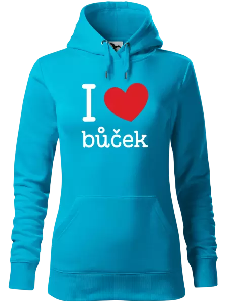 Dámská mikina I love bůček