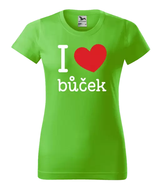 Dámské tričko I love bůček