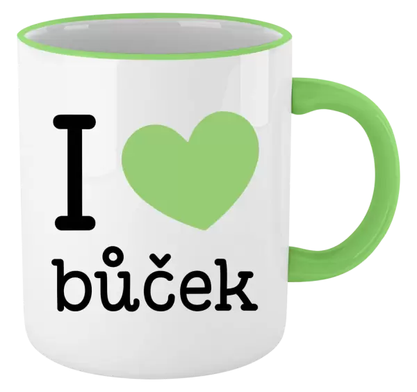 Hrnek I love bůček