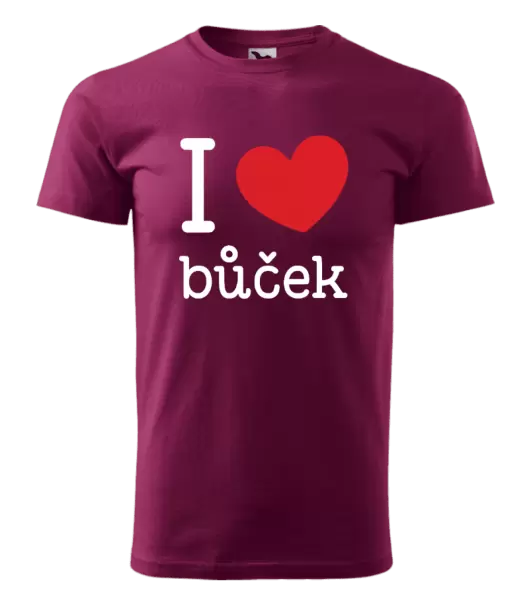 Pánské tričko I love bůček