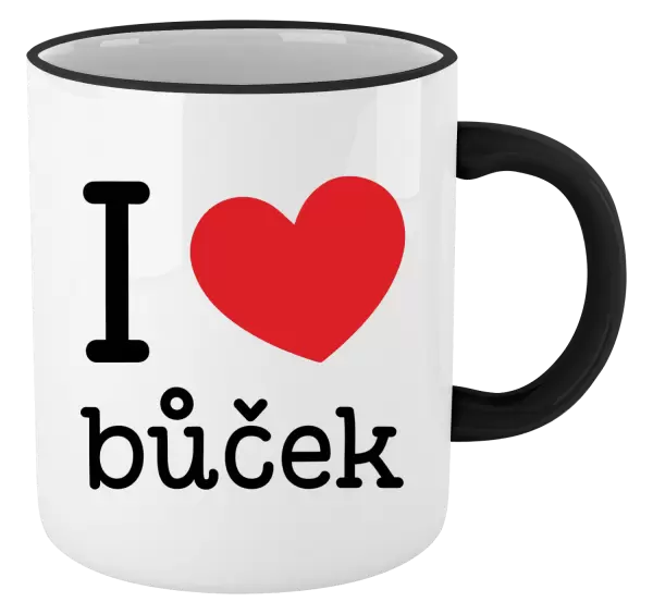 Hrnek I love bůček