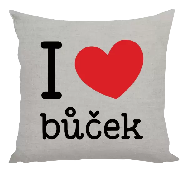 Polštář I love bůček