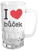 Půllitr I love bůček