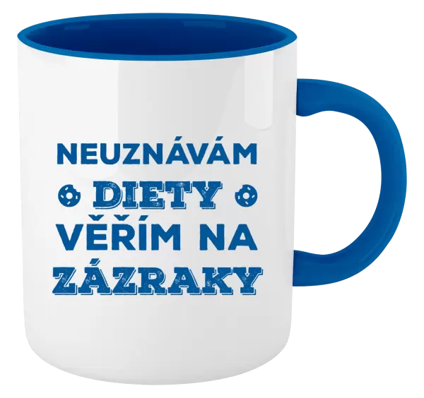 Hrnek Neuznávám diety, věřím na zázraky