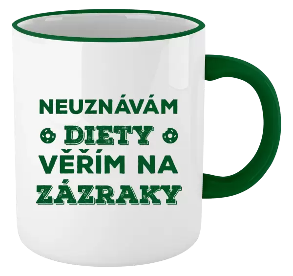 Hrnek Neuznávám diety, věřím na zázraky