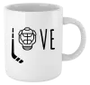 Hrnek LOVE s hokejkou a helmou