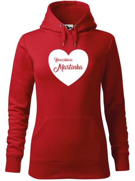Dámská mikina Jeho se jménem